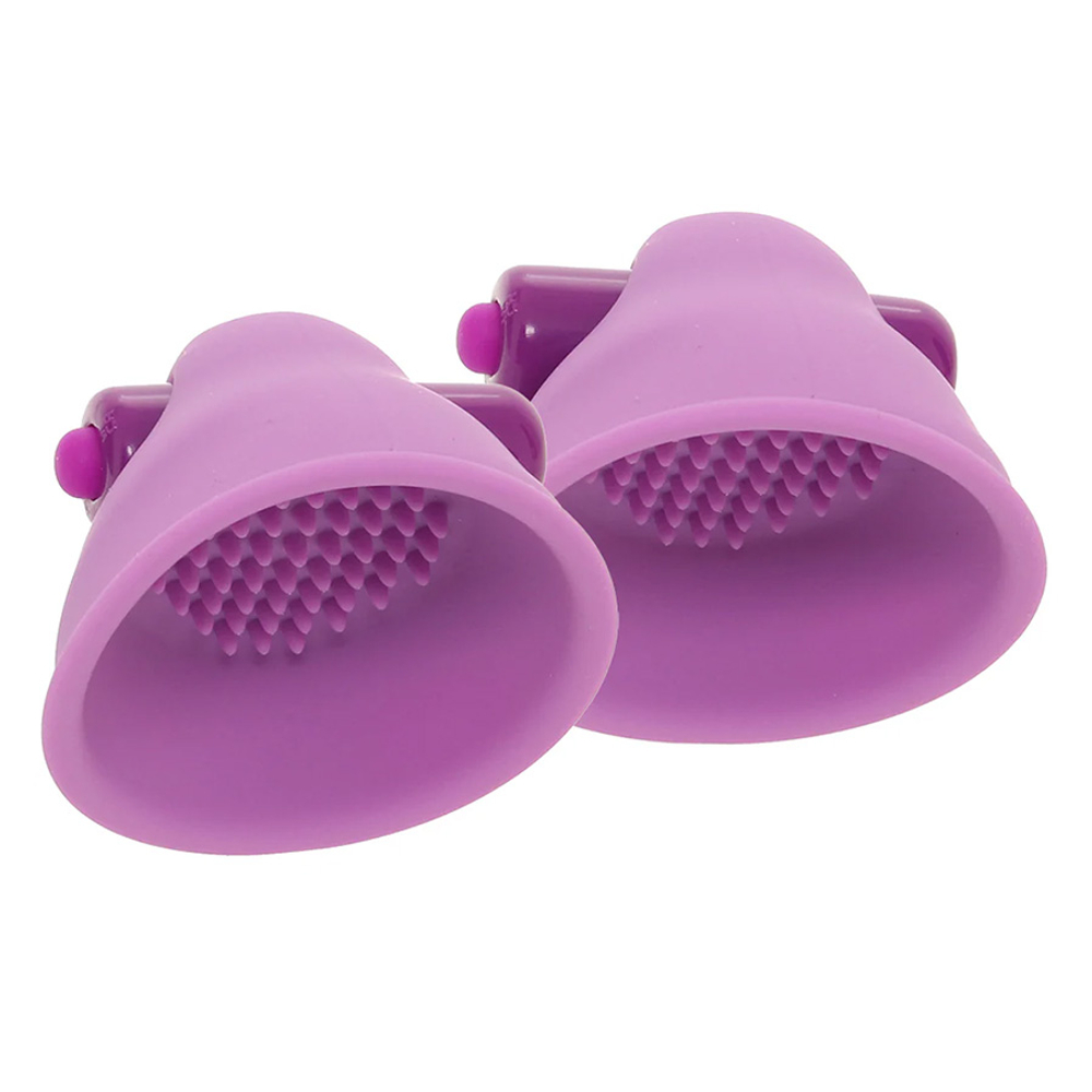 Виброприсоски-стимуляторы на соски PipeDream Fantasy for Her Vibrating Nipple Suck Purple 492012