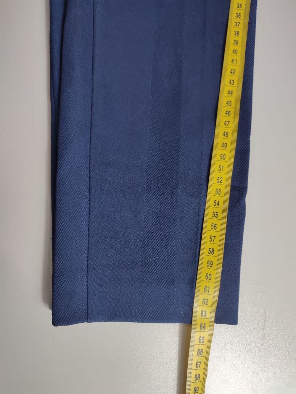 Брюки Benetton в синем оттенке, маркировка 40, визуально на 46 размер