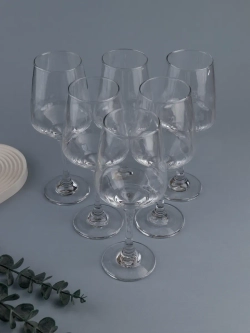 Набор бокалов для вина, 365 мл, 6 шт. прозрачные