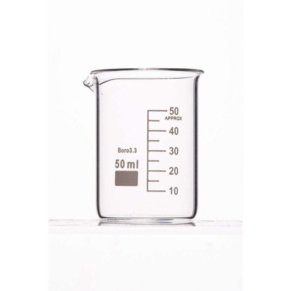 Стакан лабораторный низкий, 50 мл