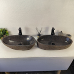 Раковина из речного камня ПАРА! RS-65333 67*33*15 0866