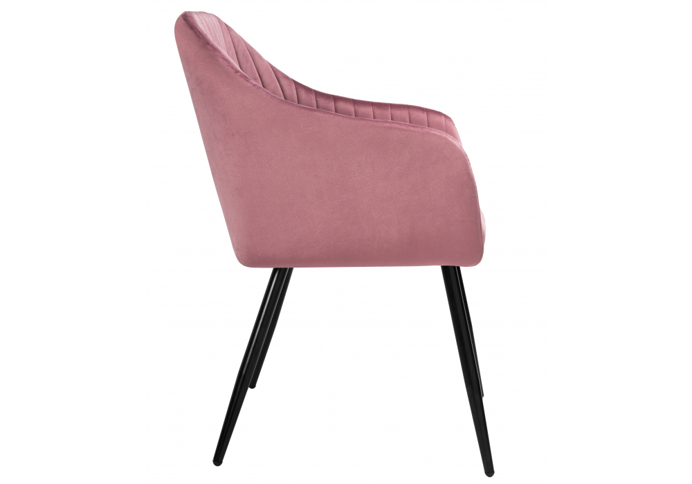 Стул на металлокаркасе Woodville Slam dark pink