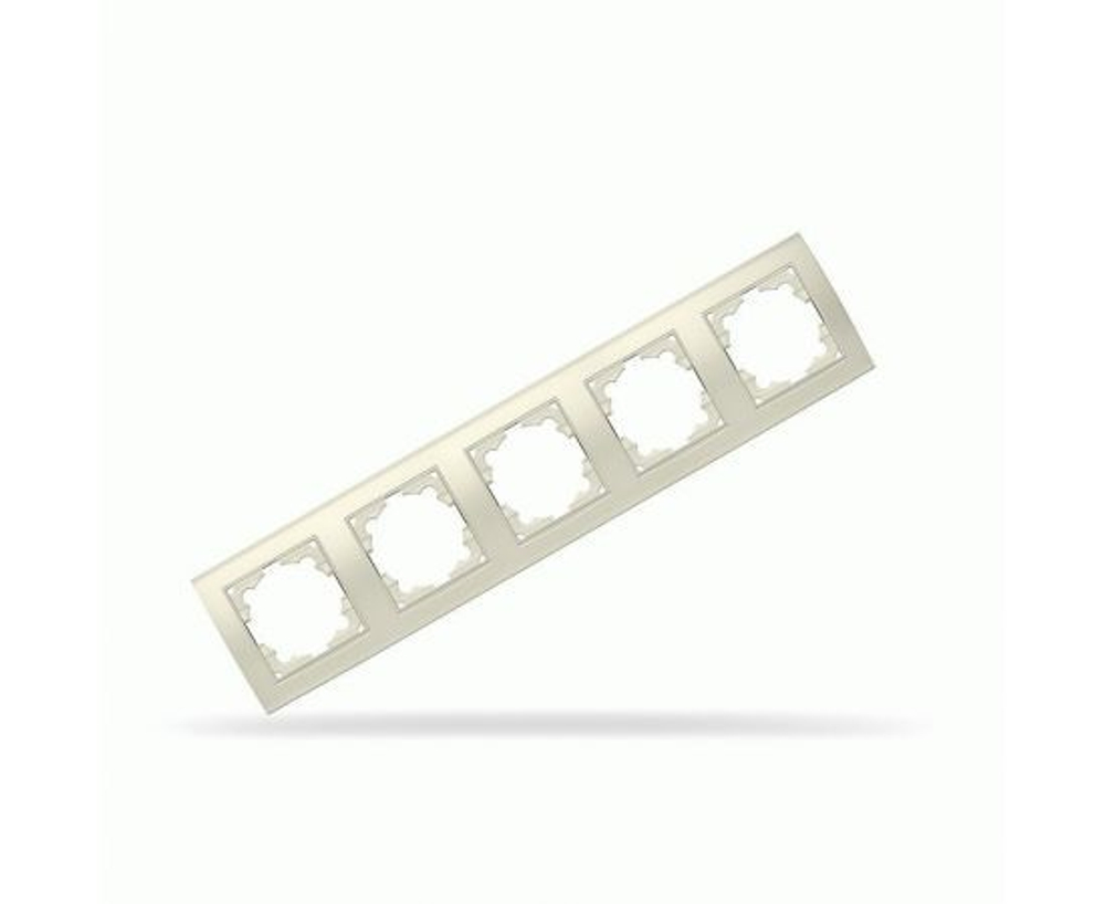 Рамка 2-м Бриллиант горизонт. сл. кость UNIVersal 7948684