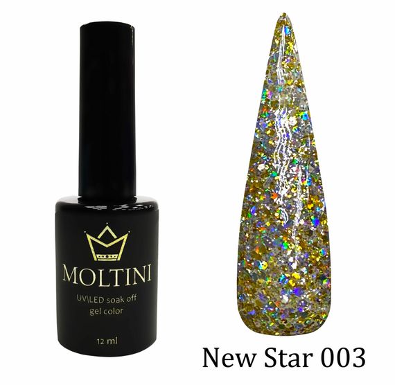 Гель-лак Moltini New Star 003, 12 ml