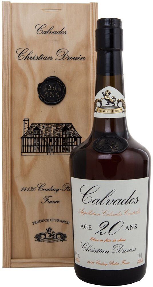 Кальвадос Coeur de Lion Calvados 20 ans gift box, 0.7 л