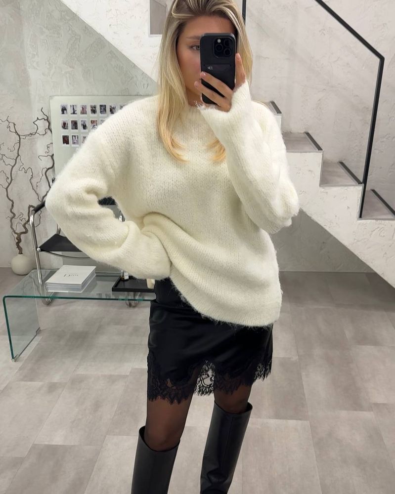 Джемпер из альпаки