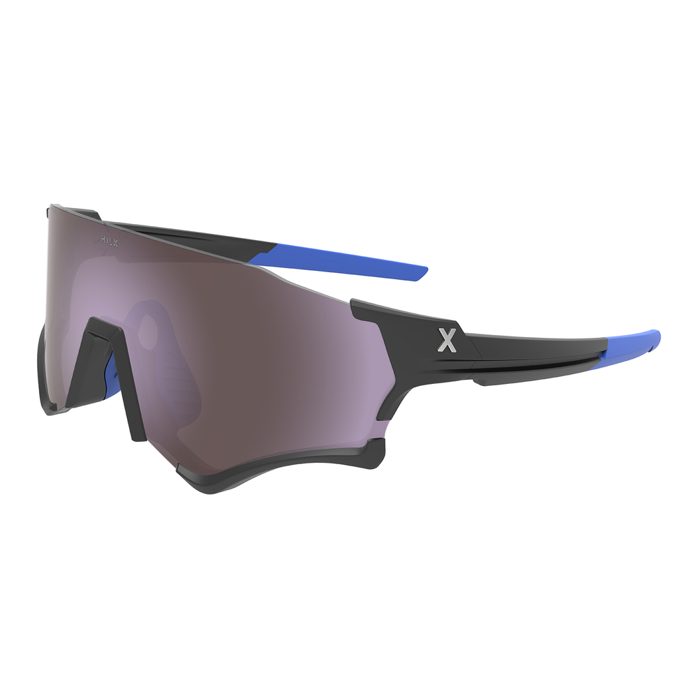 Спортивные очки HILX Revok / Matt Black Blue / Light Purple Lens