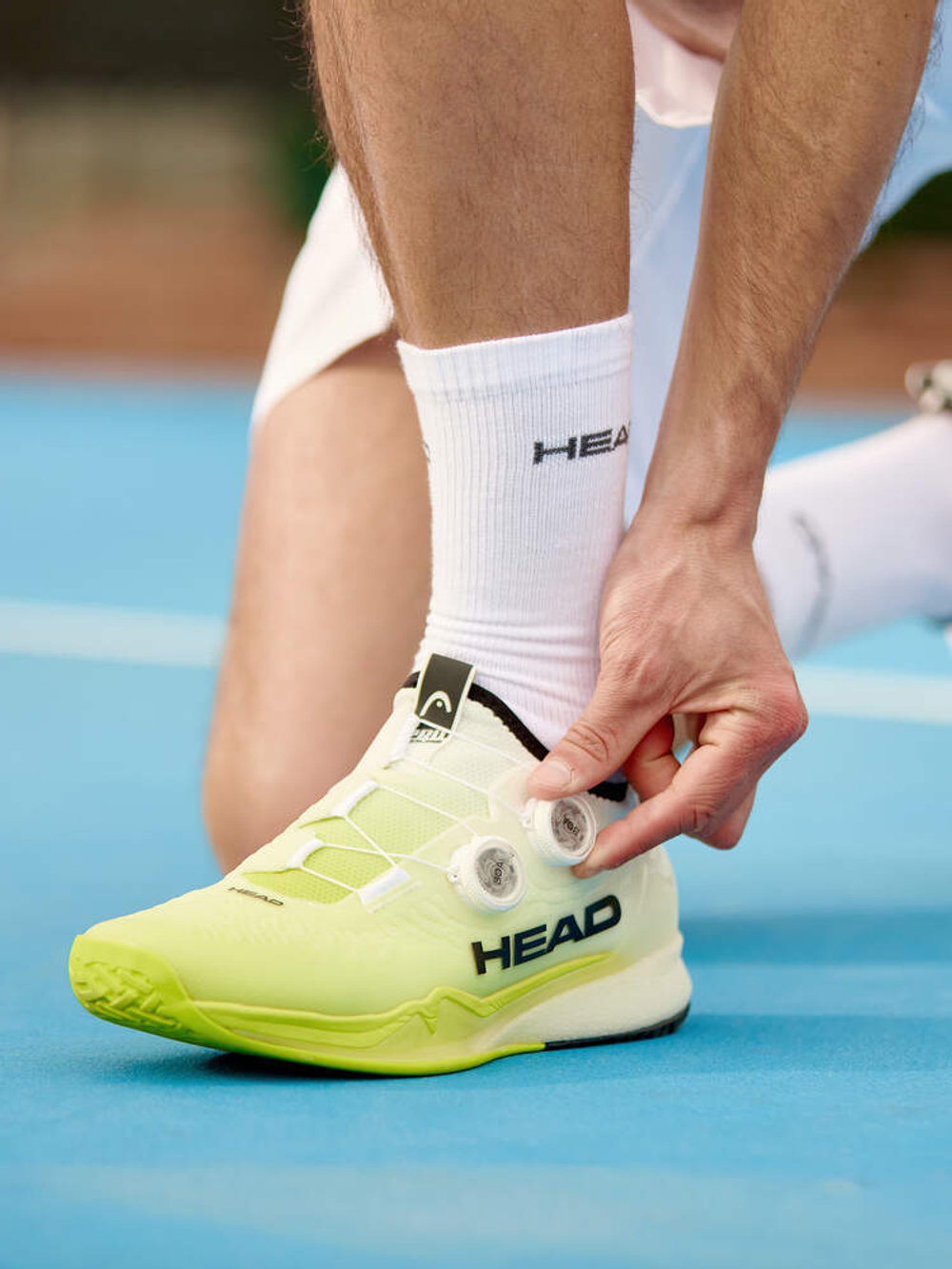 Теннисные кроссовки Head Endure BOA Pro - white/yellow