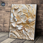 Золотые Арт цветы