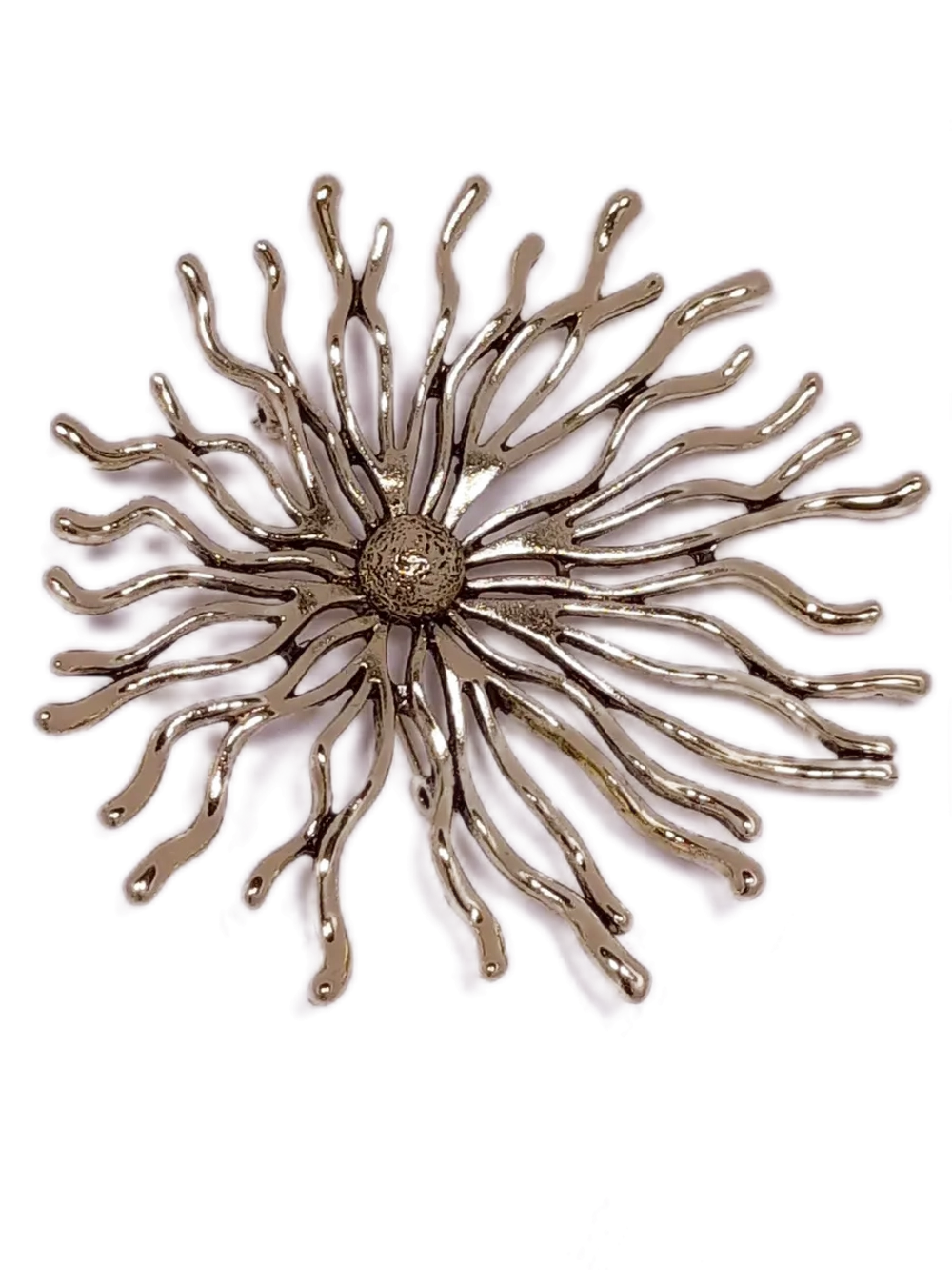 Брошь Абстракция-солнце