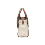 Michael Kors Gabby Small Logo Satchel Vanilla