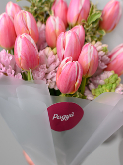 Дуо букет Гиацинты и Тюльпаны