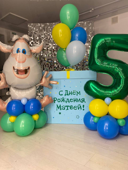 Воздушные шары Буба / коробка сюрприз / №71