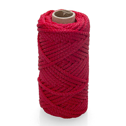 ШНУР СТРОЙБАТ ХОЗ.БЫТ С СЕРДЕЧ.  3,0 ММ (КРАСНЫЙ 30 М)