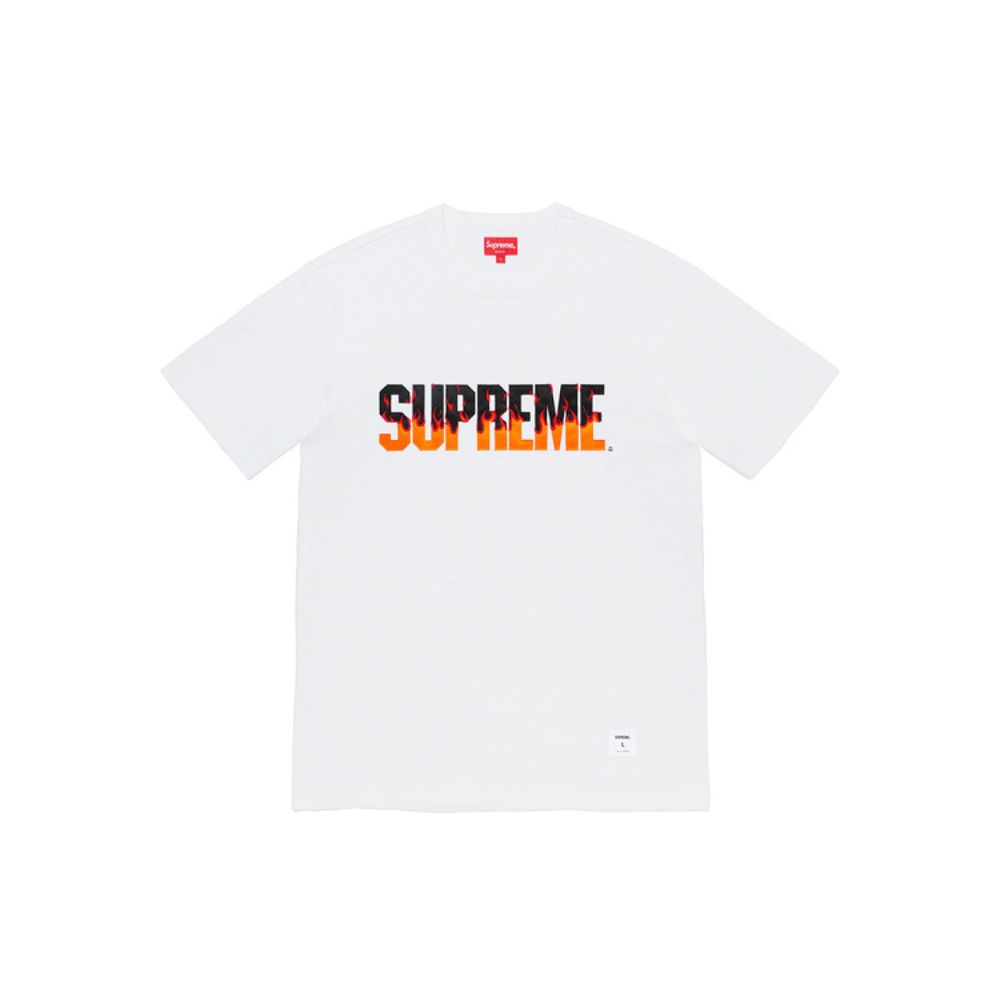 Supreme FW19 Week 1 Flame S/S Top logo T