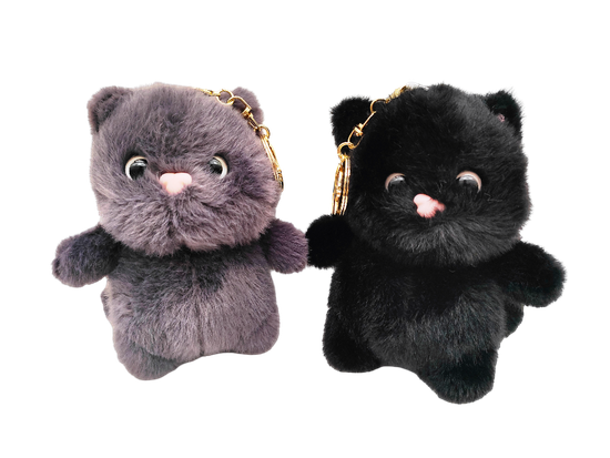 Мягкая игрушка брелок Кот-бегемот в ассорт. 13см