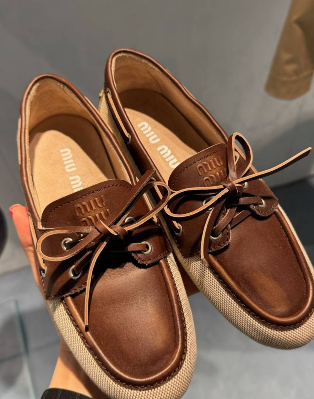 Мокасины MIU MIU