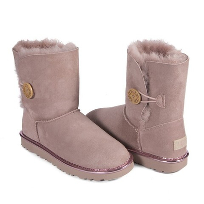 Угги Bailey Button Short II Metallic Dusk