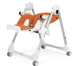 Стульчик для кормления Peg Perego Prima Pappa Follow Me Wonder Orange New