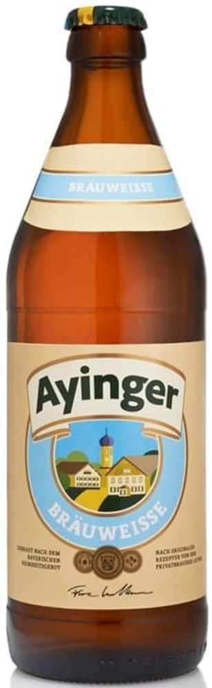 Пиво Аингер Бройвайссе / Ayinger Brau-Weisse 0.5 - стекло