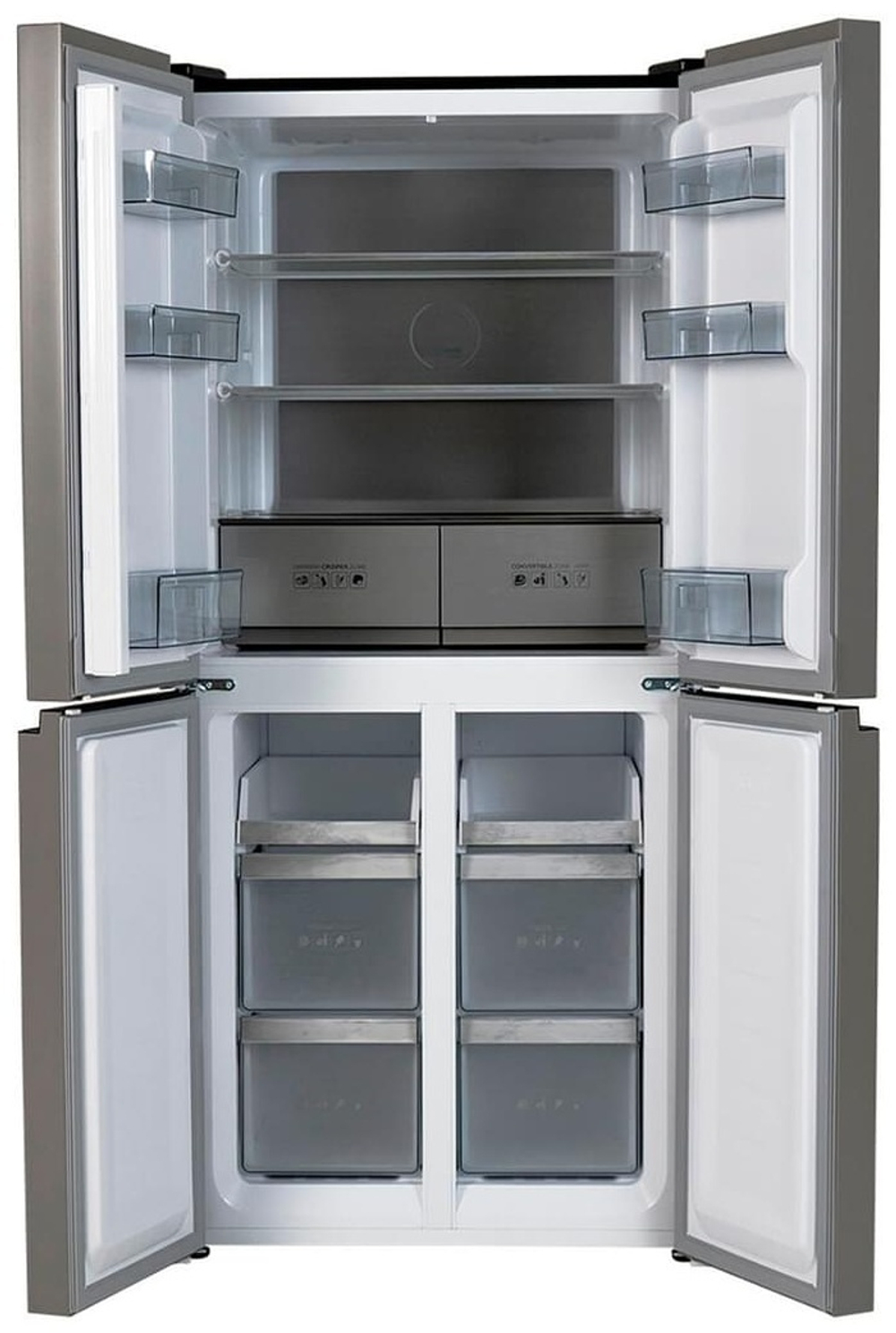 Холодильник GRAND GRFD-466BGNFO черный
