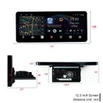 Магнитола для Mitsubishi Pajero 4 2006-2022 - Redpower 85223XLMPRO монитор 12.3" QLED в стиле Audi, Android 14, Быстрейшая, CarPlay, 4G SIM-слот
