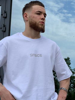 Футболка SPACE OverSize Белый Light