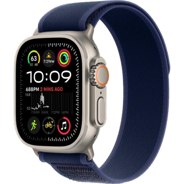Умные часы Apple Watch Ultra 2 49 мм Natural Titanium Trail Loop Blue