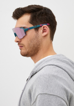 Спортивные очки с диоптриями HILX Savage (L) / Matt Green. Pink / Light Purple Lens