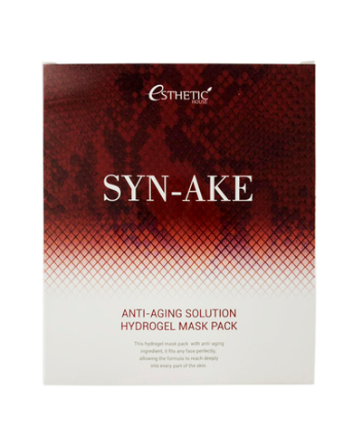 Esthetic House Маска гидрогелевая со змеиными пептидами - Syn-ake anti-aging solution, 28мл