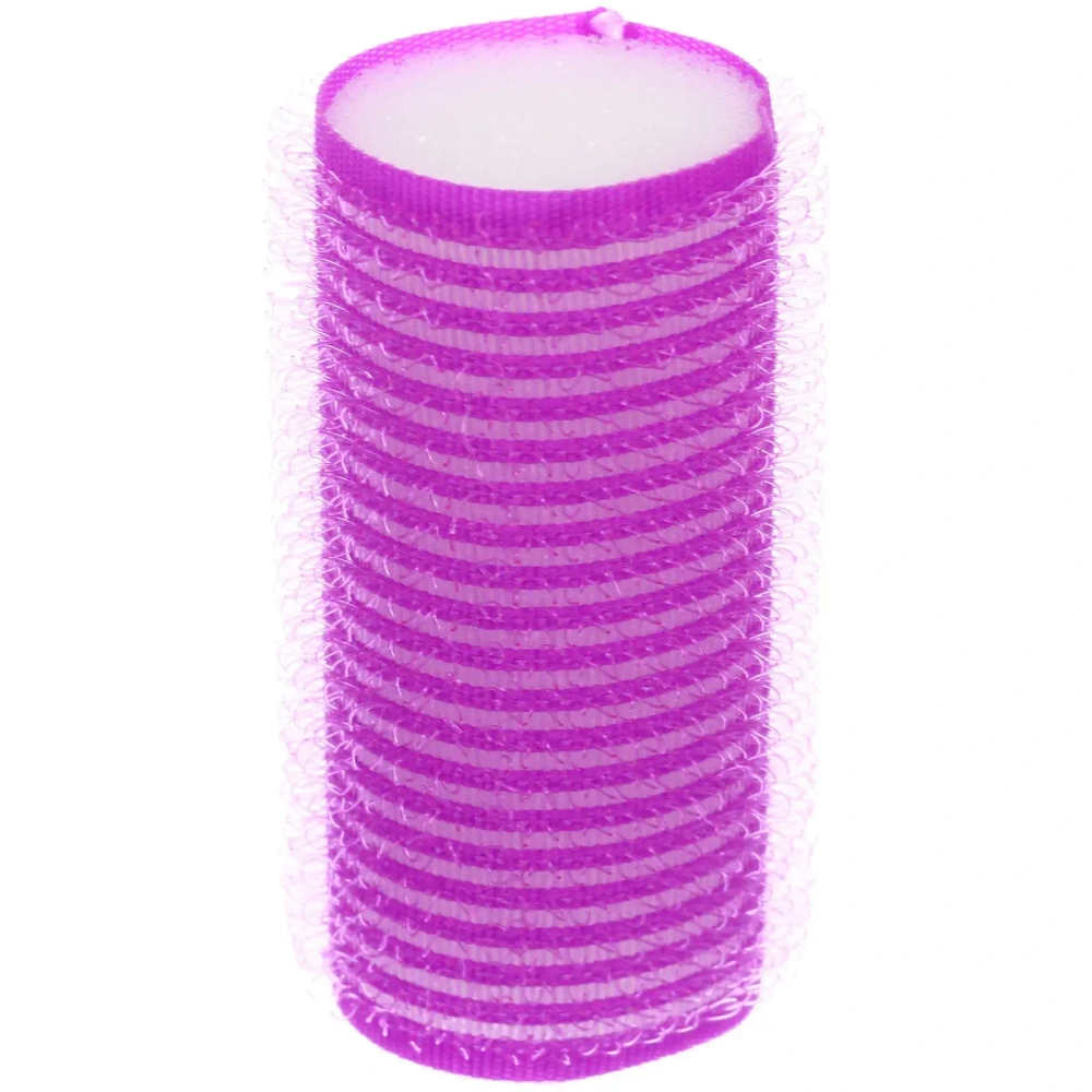 Бигуди-липучки с поролоном для сна мягкие 6шт «Безупречные Локоны», цвет фуксия, 6*2,5см