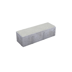 Тротуарная плитка ПРЯМОУГОЛЬНИК 300х100 мм - Стандарт Белый