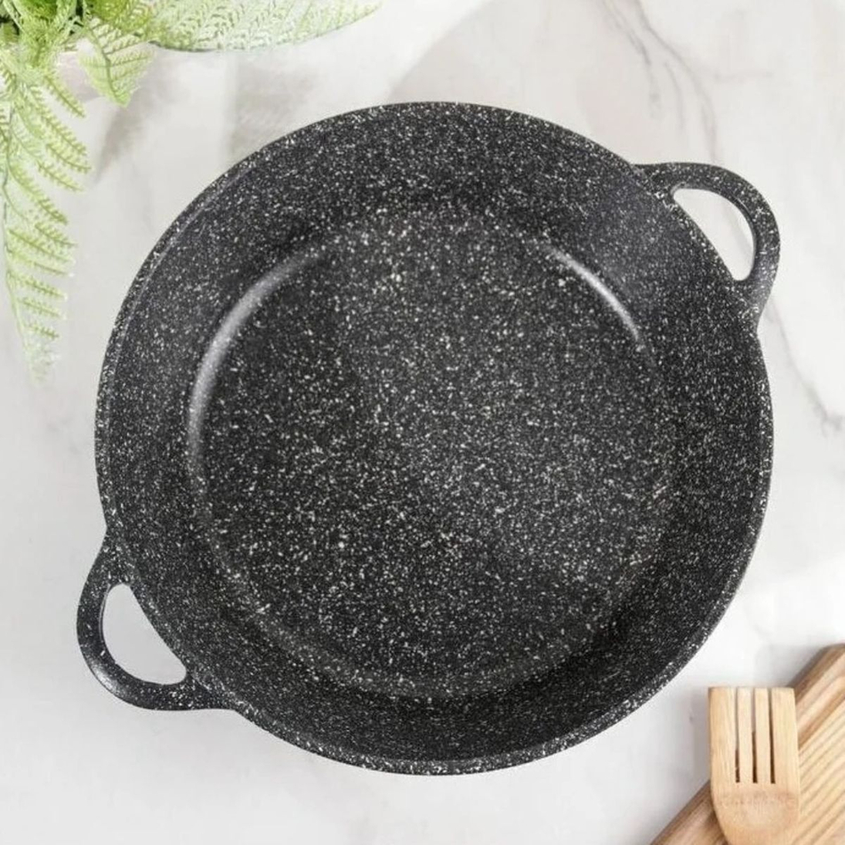 Жаровня алюминий, 4.5 л, антиприг, Горница, Гранит, ж7130аг, с крыш