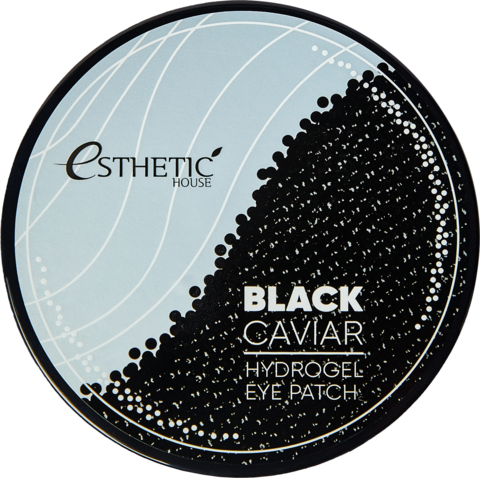 ESTHETIC HOUSE Гидрогелевые патчи для глаз ЧЕРНАЯ ИКРА Black Caviar Hydrogel Eye Patch, 60 шт