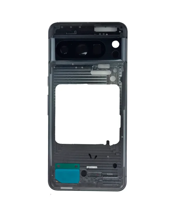 Средняя часть корпуса (рамка) для Google Pixel 8 Pro черная (Obsidian)