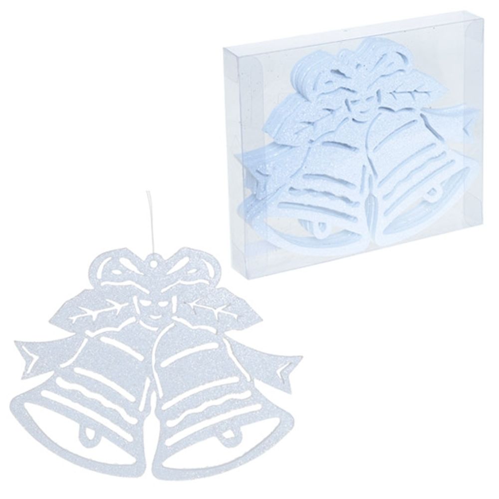 GAEM Набор из 4 новогодних украшений, "колокольчики", 15,2 см