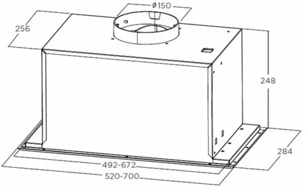 Вытяжка MIDEA MH60I370B
