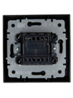 BRITE Выключатель 2-клавишный 10А в сборе ВСР10-2-0-БрГ графит IEK