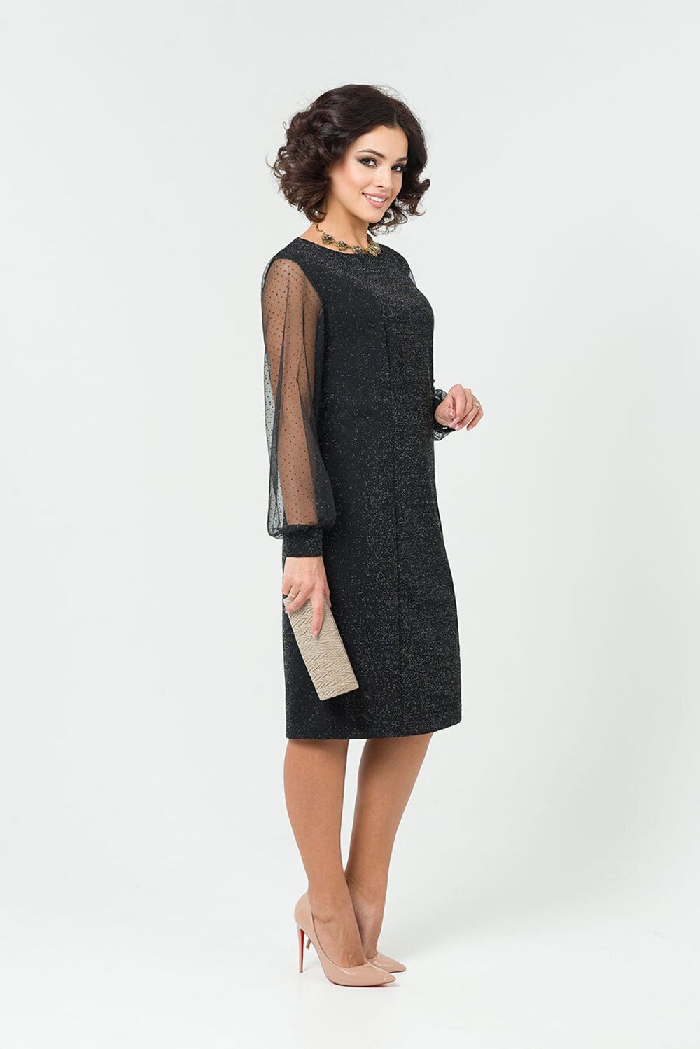 Платье Алексия (46-56) Serenada люрекс (Акция)