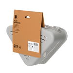 Органайзер для душа угловой flex adhesive, серый