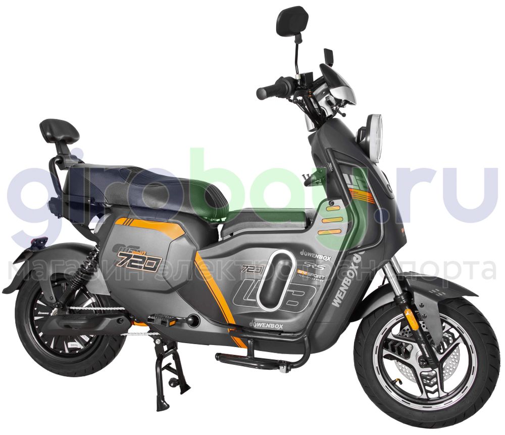 Электроскутер WENBOX U7 1500W (60V/45Ah) - Серый фото №3