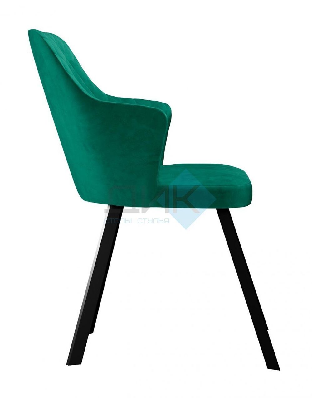 Стул DikLine 245 поворотный опоры чёрные