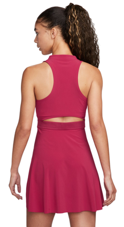 Теннисное платье Nike Court Dri-Fit Advantage Club Dress - noble red/black