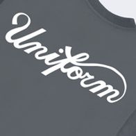 Футболка UNIFORM Heavy Baseball, графит (2)