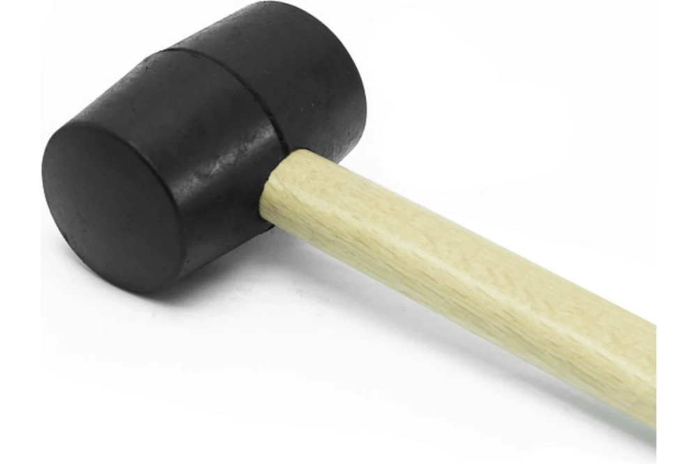 Резиновая киянка Политех 400 г деревянная ручка 2542400