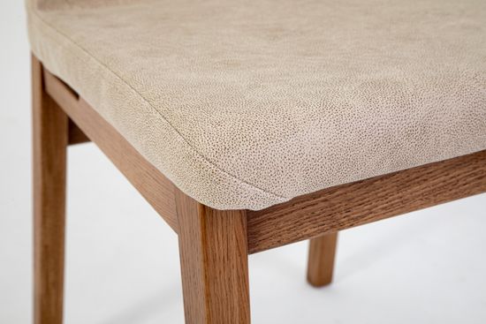 Стул Франк (дуб/тон 004 светлый дуб с коричневой патиной/ткань 3-100 C Oxford 100)