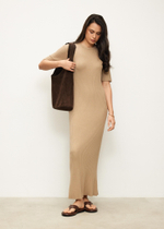 Платье ELLA, кэмел