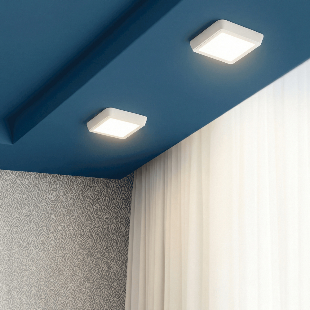 216804 Светильник URBANO SQ LED 20W 1480LM 115G БЕЛЫЙ 4000K IP65