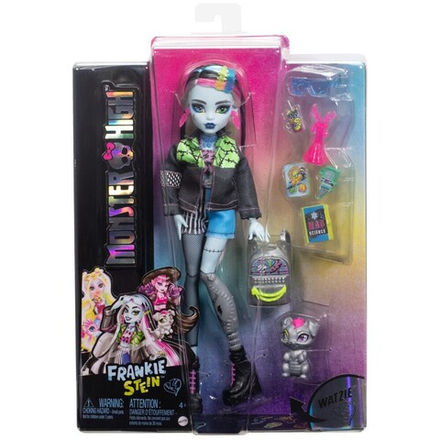 Monster High - Фрэнки Штейн базовая кукла + питомец HXH73
