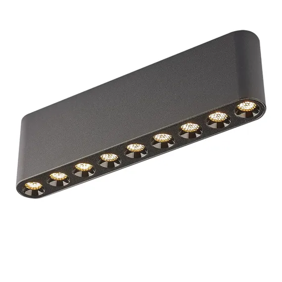 7092/21CL HIGHTECH ODL25 335 Потолочный светильник черный/металл/акрил IP20 LED 13W 988Лм 3000K 220V SMALL